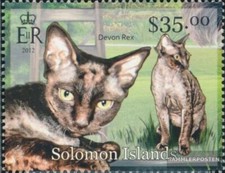 Timbres Salomoninseln 2013 Mi 1650 neuf avec gomme originale 2013 chats