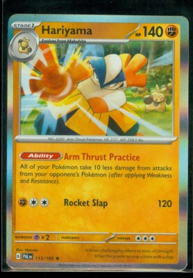 Lotto Di 2 Carte Pokemon Hariyama 113/193 - Set Paldea Evolved (Scarlet & Viola) - Possibili Versioni Olografiche Inverse - 4