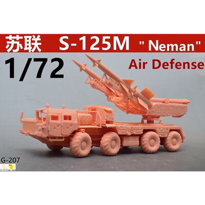 3D Printed Soviet Union 1/72 Sam-3 air defense missile S-125M Unpainted Model