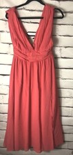 NWT Lulu’s Womens Size S Pink V-Neck Dress