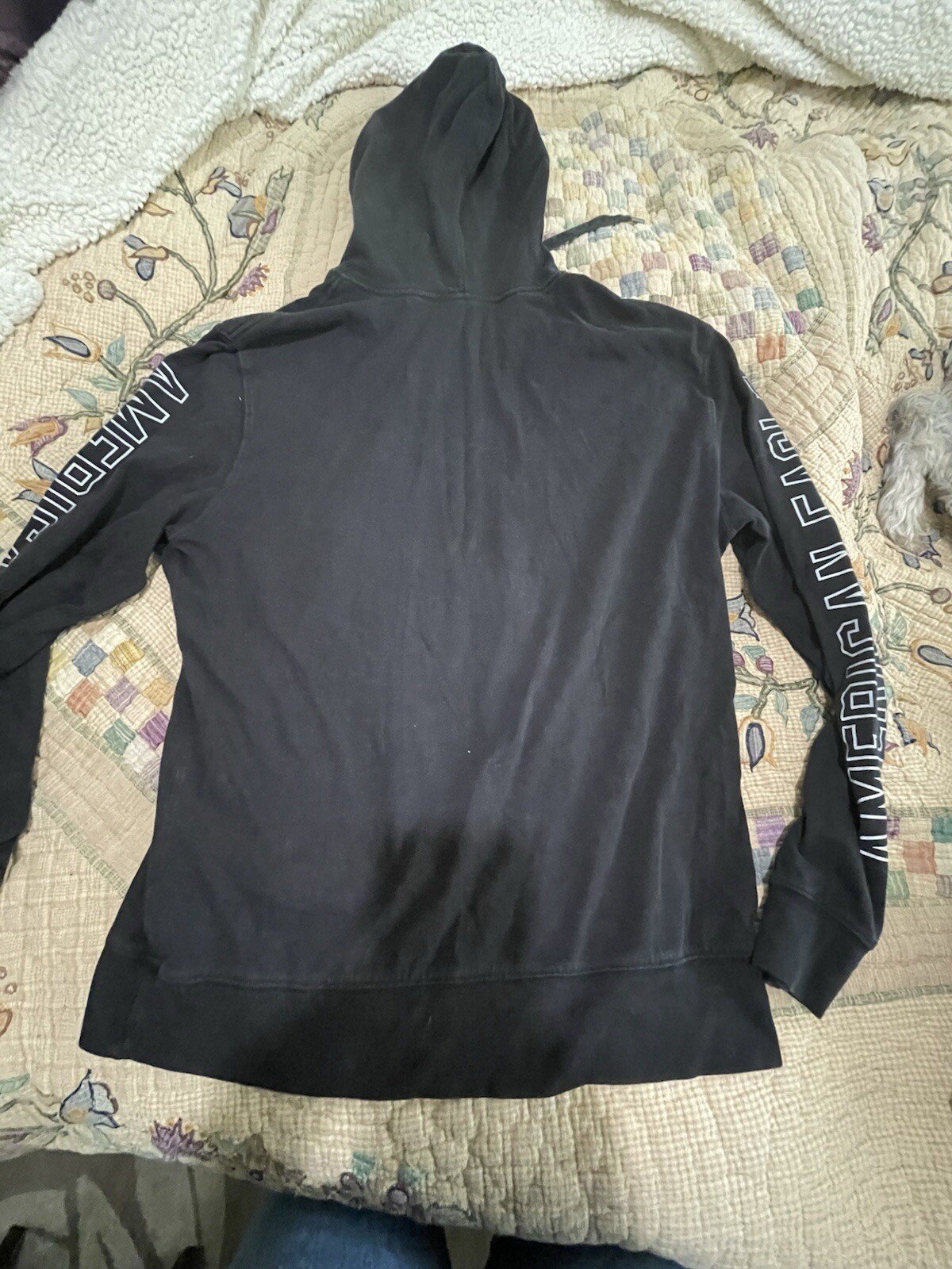 American Eagle Black Reflective Medium Hoodie - image 1