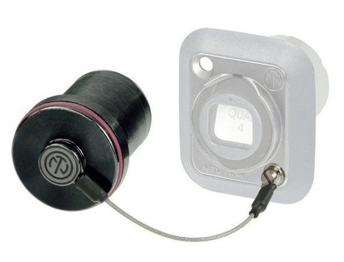 Cubierta de sellado de metal resistente Neutrik SCNO-FDW-A para conector de chasis ópticoCON - Imagen 2 de 3