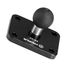 Aluminum 4-Hole AMPS Base Mount with 20mm 0.787 inches Mounting Ball for 20mm...