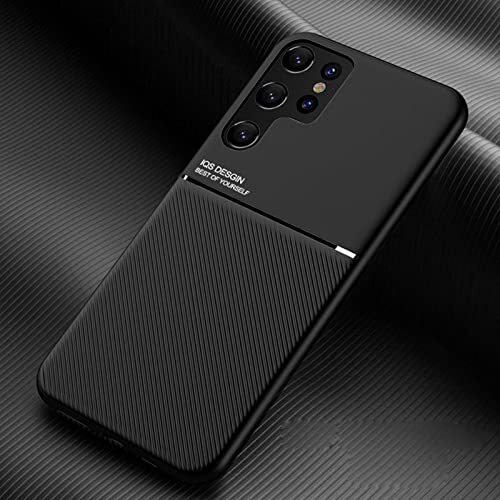 TIANCI Cover per Samsung Galaxy S22 Ultra, Case Texture Antiscivolo e (w2f)