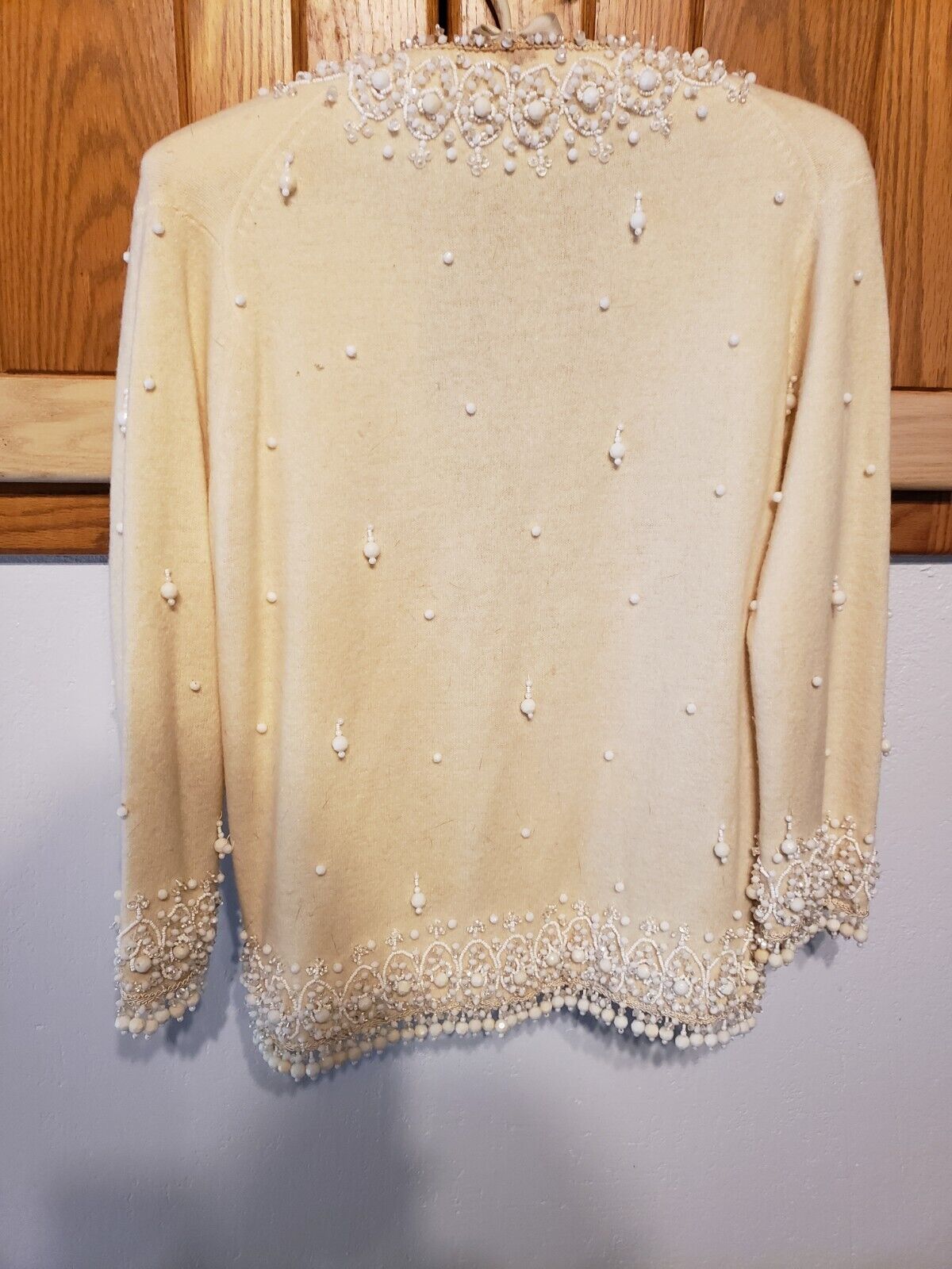 Vintage Beaded Sweater - image 2