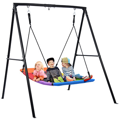 440lb Heavy Duty Swing Set with 60