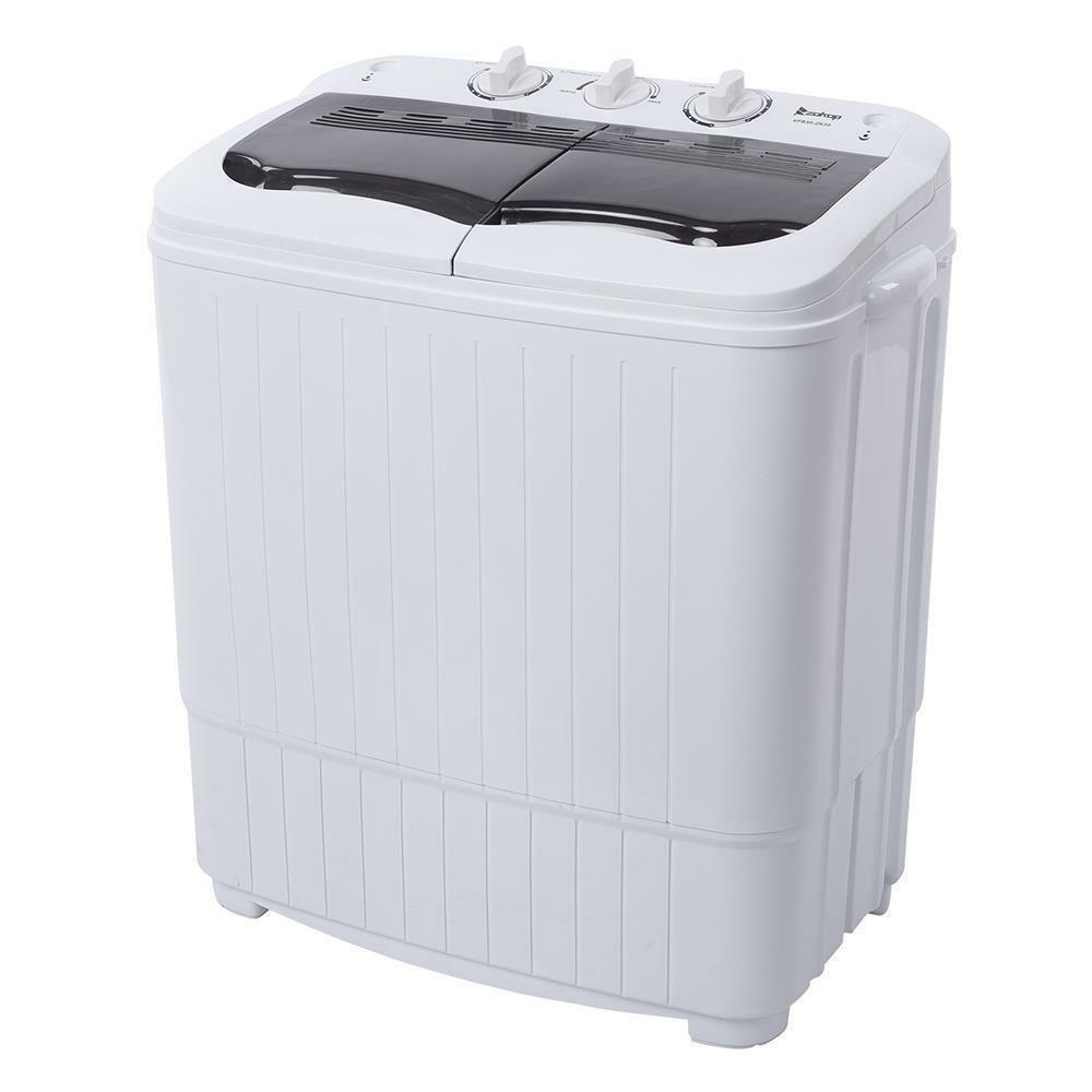 Portable Max 46% OFF Compact Ranking TOP6 Twin Tub Washing Machine 14.3lbs Sp Spin Washer