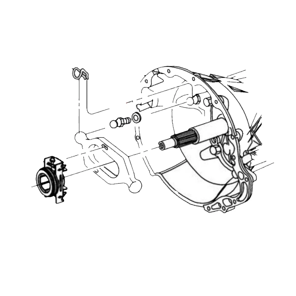 Horquilla de embrague Dodge Ram Jeep 1993-2018 53006388 52087515 52107555AB Foto 3 de 4