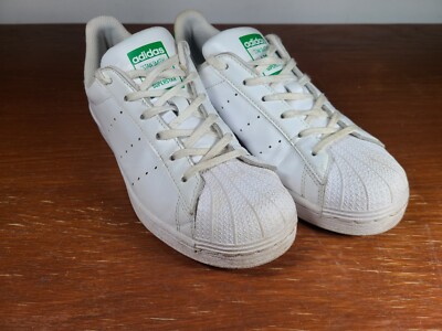 Adidas SuperStan Stan Smith/SuperStar Youth Size 6 Womens 8 FX1014 White/Green