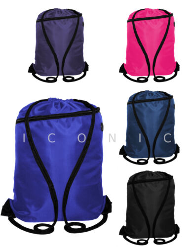Strong Drawstring Gym Bag, School PE sack, Sports backpack or Swimming rucksack