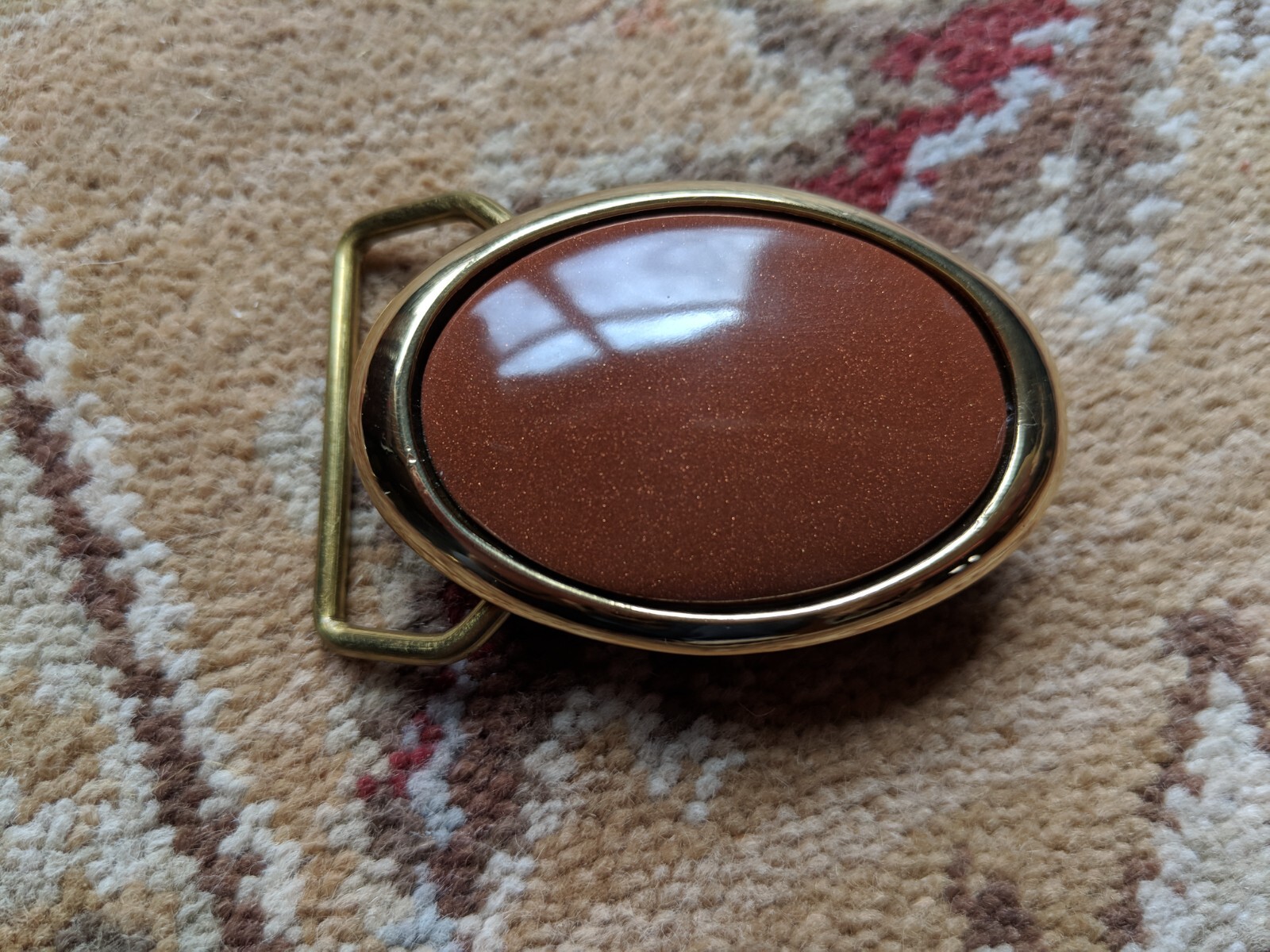 Copperite Solid Brass Belt Buckle - image 1