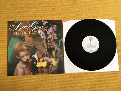 '12' Maxi - Single  - BEE GEES - The only Love (Near Mint / Ex+)