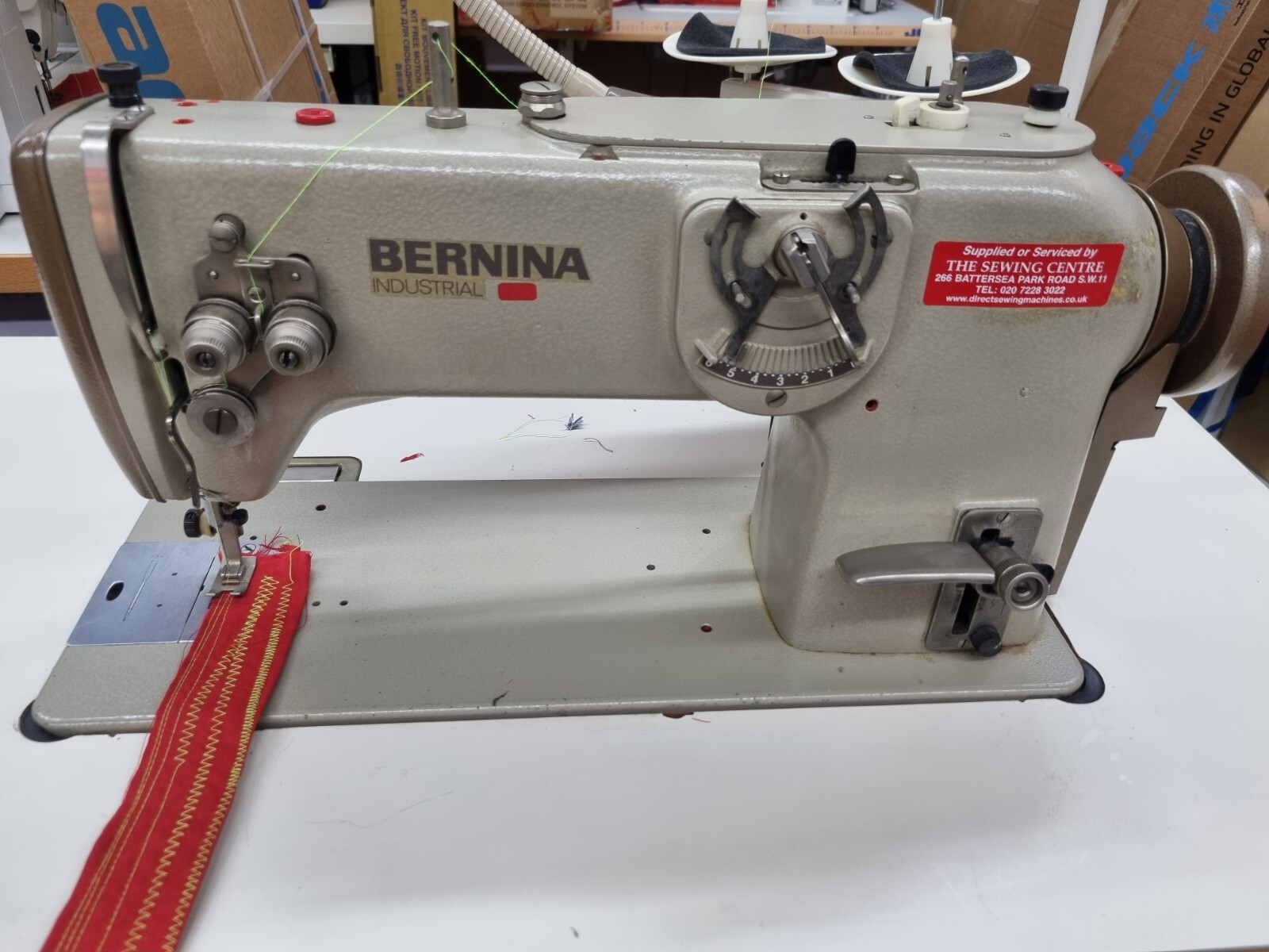 Bernina 217 industrial zig zag sewing machine eBay