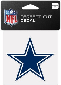 Set Of 2 Dallas Cowboys Star Die-Cut Vinyl Decals – Team Spirit Stickers For Cars, Windows, Gear