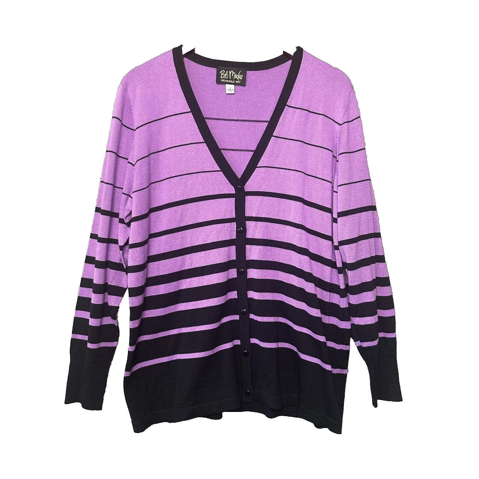 Suéteres para mujer a rayas de poliéster Mackie