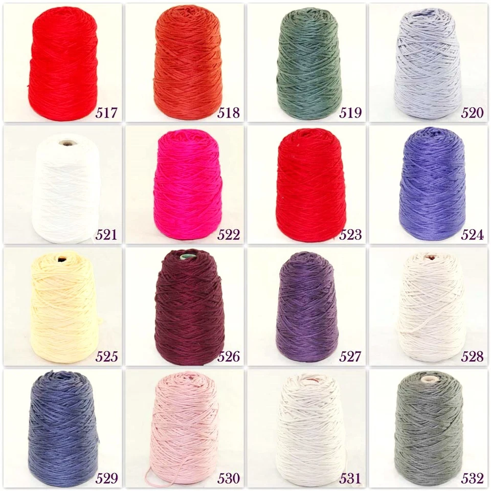 Sale New 1 Cone x 400g Soft Qure Cotton Chunky Super Bulky Hand Knitting Yarn - Image 4 of 4