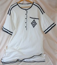 Louis Feraud 80s vintage cotton coverup size Medium