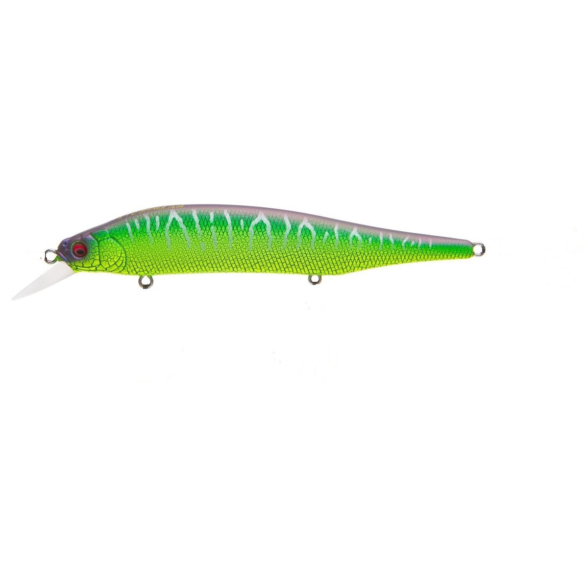 Megabass ITO SHINER MAT GREEN LIZARD, Lenght mm 115