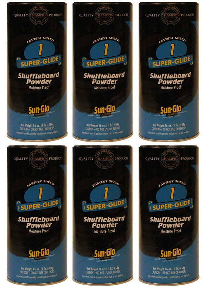 Sun-Glo #1 Shuffleboard Powder Wax - 6pk