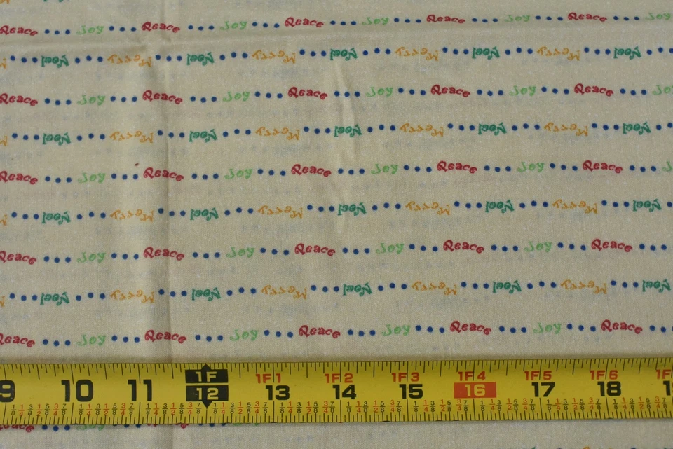 31" Long, Christmas Theme on Tan Quilt Cotton, AvLyn/Smith & Milligan, P6133 - Image 2 of 4