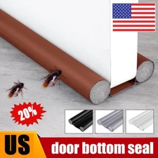 Door Bottom Seal Strip Stopper Under Door Draft Guard Stopper Soundproof Strips
