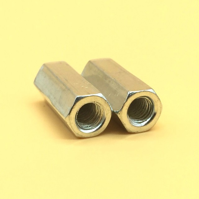 2 Pcs M6 x 1.0 Long Rod Coupling Hex Nut 304 Stainless Steel eBay