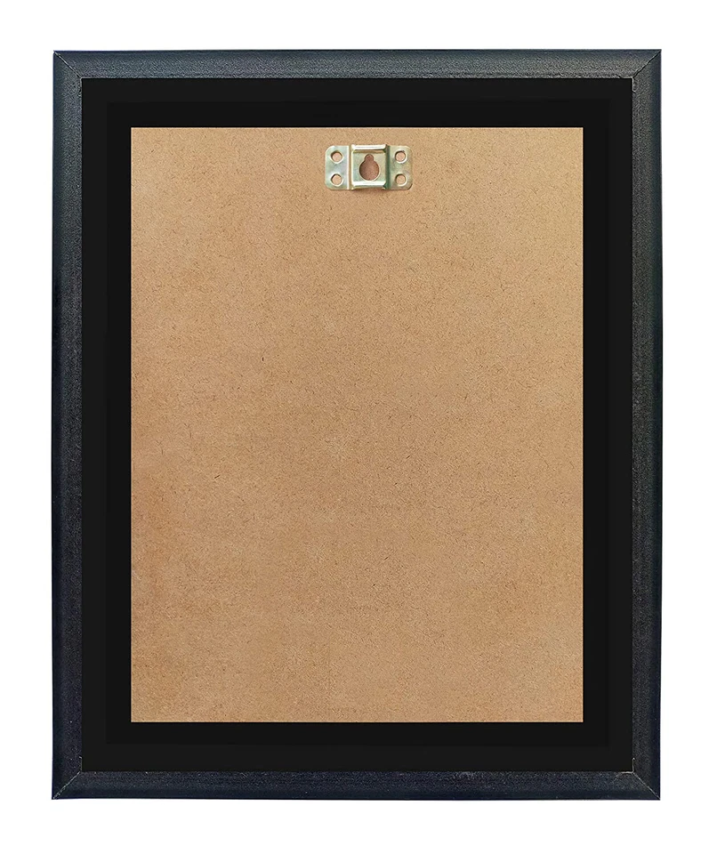 Marco de fotos de madera sintética de la diosa Saraswati Ji, tamaño 28 cm x 1,5 cm x 33 cm  Foto 3 de 3