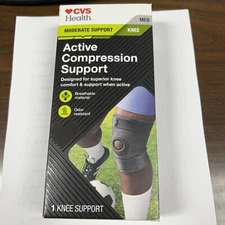 CVS Health (1) MEDIUM, Moderate Support, KNEE, Active Compression Support