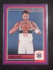 2023-24 Hoops #137 Jordan Poole Purple Wizards