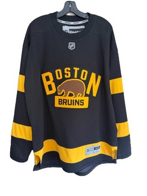 2015-16 Reebok Premier Boston Bruins Winter Classic Bear Mens NHL Team Jersey L