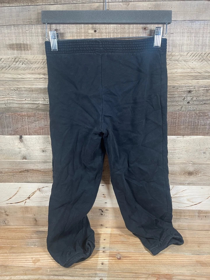 Pantalones deportivos Circo para niños pequeños (6/7) negros lisos algodón elástico pantalones para tirar para niños Foto 2 de 4