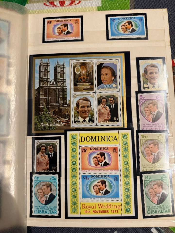 Colección de estampillas de la Commonwealth Mint-İnc estampillas especiales de Churchill Foto 4 de 4