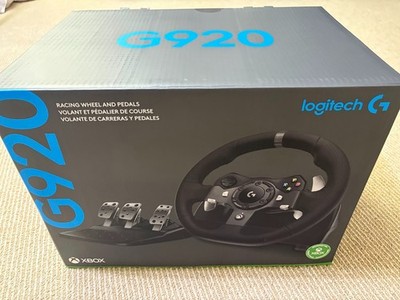 Logitech G920 Driving Force Steering Racing Leather Wheel and Pedals for Xbox/PC