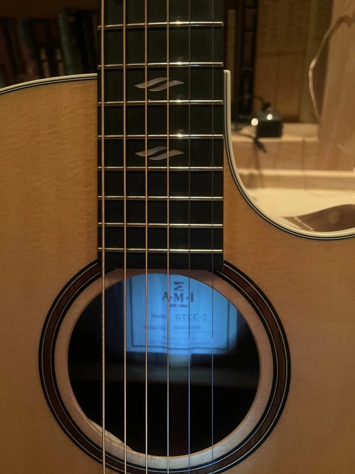 Sigma AMI GTCE-2 OM Acoustic Electric w/Sigma Soft Case - Image 4 of 4