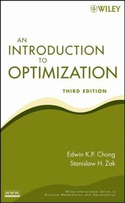 An Introduction to Optimization Hardcover Edwin K. P., Zak, Stani