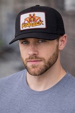 Kid Rock Black Trucker Hat Snapback Mesh Back Rock Concert Cap