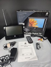 Digital Labs LCD TV 7 Portable DT191SA ATSC Rechargeable Television Tested