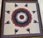 Contemporary Lone Star Quilt Top #2 Of 2, Nautical Prints, Excellent Condition — photo 1
