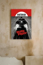 death proof movie sign chromaluxe 8x10 metal shadow hanging mount