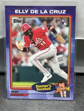ELLY DE LA CRUZ  Rookie 2024 Topps x Chris Berman Boomer's Baseball Reds RC