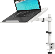 Laptop Mount Arm for Desk, Laptop Tray, Fully Adjustable, up to 17 Inch, 22Lbs,