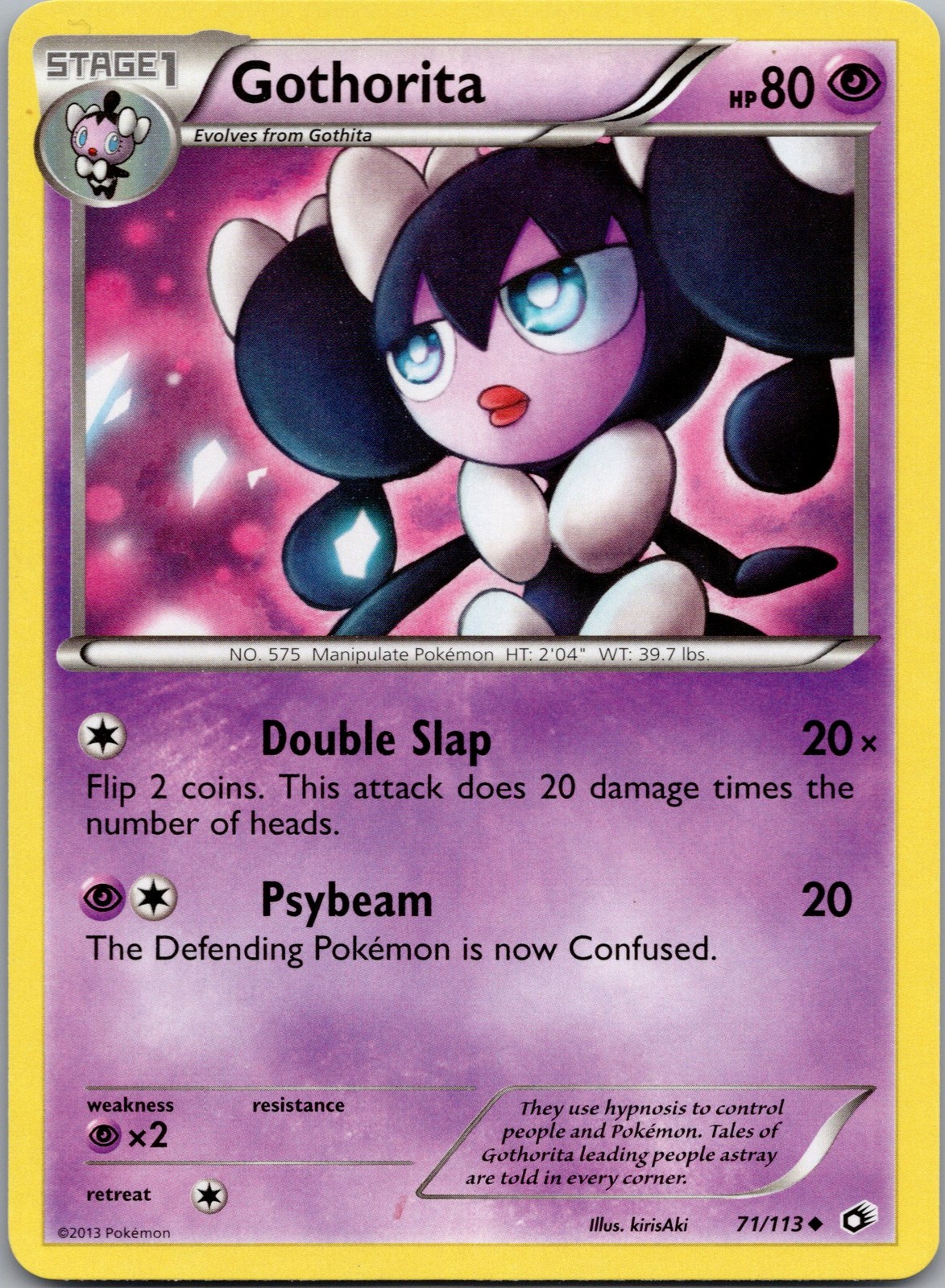 Gothorita Uncommon Legendary Treasures 71/113 NM