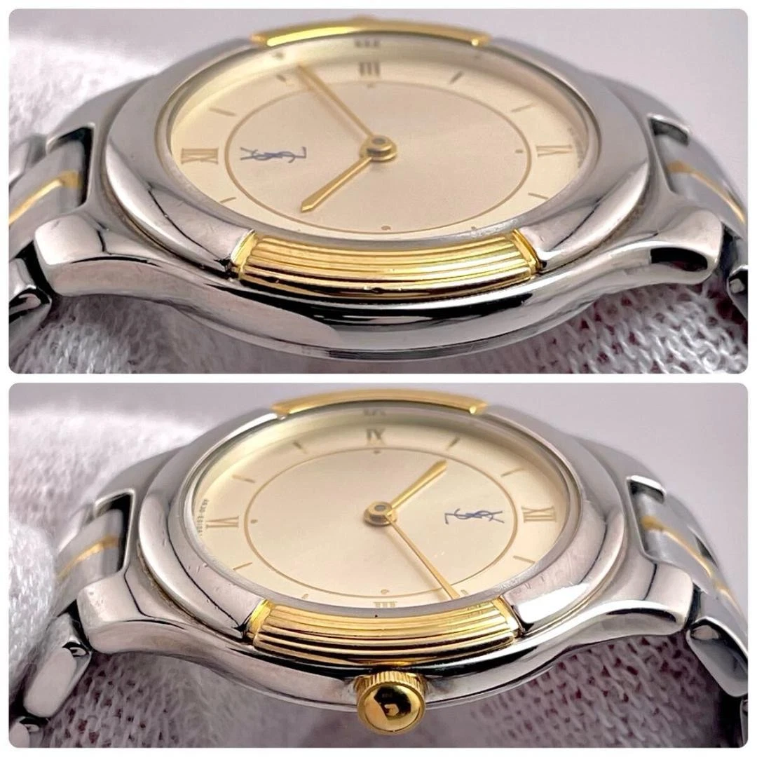 SAINT LAURENT (YSL) Orologio uomo Yves Saint Laurent oro romano a batteria