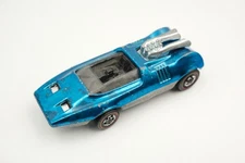 Vintage Hot Wheels 1969 Redline Peeping Bomb Blue Diecast Car
