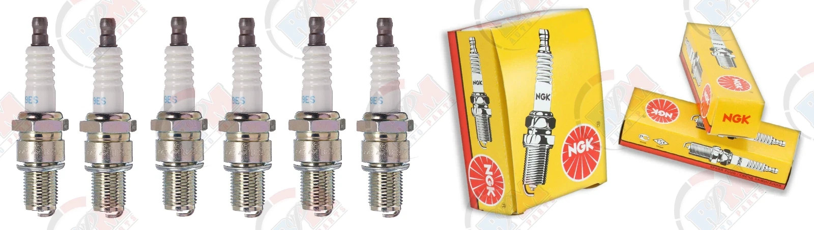 NGK BR9ES STANDARD Plug 3194 SOLID Spark Plugs Set of 6