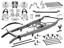 1932 Ford Frame Kit With 4 Bar Suspensionsteeringspindlesgm Front Brakes