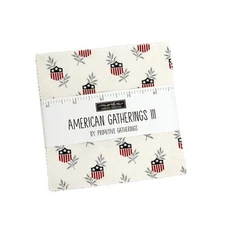 MODA - American Gath III Charm Pack by Primitive Gatherings 42 pcs