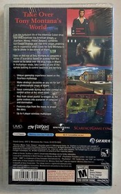 SCARFACE MONEY. POWER. RESPECT. PLAYSTATION PORTABLE PSP GREATEST HITS 
