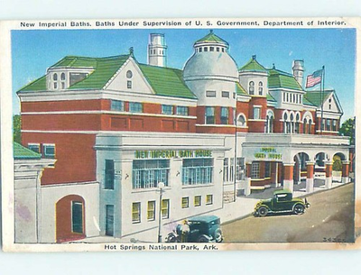 #ad #ad Linen BUILDING Hot Springs National Park Arkansas AR : make an offer ho1802 $1.49