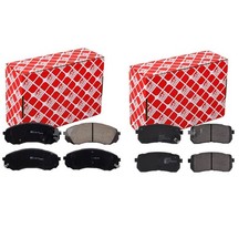 FEBI BREMSBELÄGE VORNE+HINTEN passend für Hyundai H-1 Travel TQ